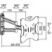 Кронштейн Kromax Techno-3 (белый)