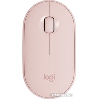 Мышь Logitech M350 Pebble (розовый)