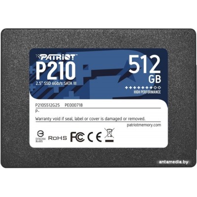 SSD Patriot P210 512GB P210S512G25