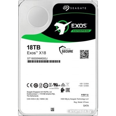 Жесткий диск Seagate Exos X18 18TB ST18000NM000J