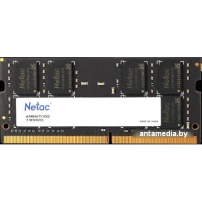 Оперативная память Netac Basic 4GB DDR4 SODIMM PC4-21300 NTBSD4N26SP-04