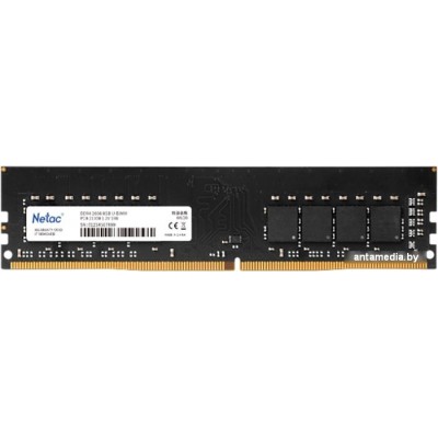 Оперативная память Netac Basic 8GB DDR4 PC4-25600 NTBSD4P32SP-08