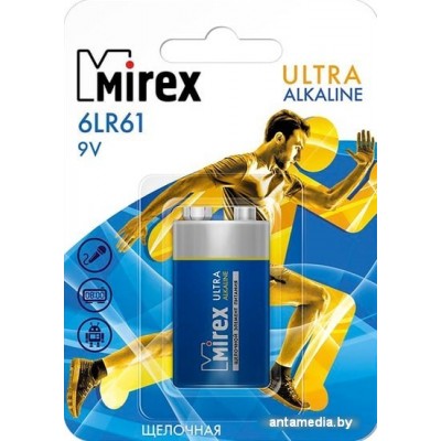 Батарейки Mirex Ultra Alkaline 9V 6LR6-E1