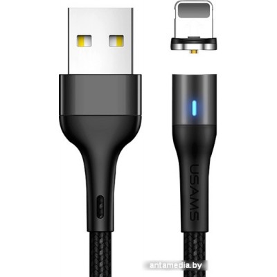 Кабель Usams U32 USB Type-A - Lightning SJ352USB01 (2 м, черный)