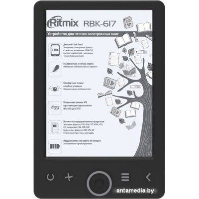Электронная книга Ritmix RBK-617