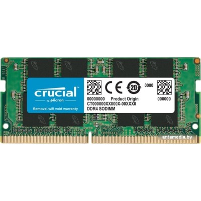 Оперативная память Crucial 16GB DDR4 SODIMM PC4-25600 CT16G4SFRA32A