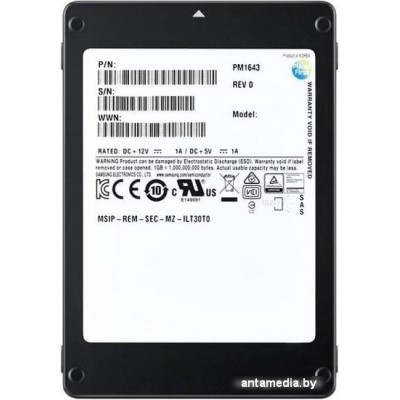 SSD Samsung PM1643a 7.68TB MZILT7T6HALA-00007
