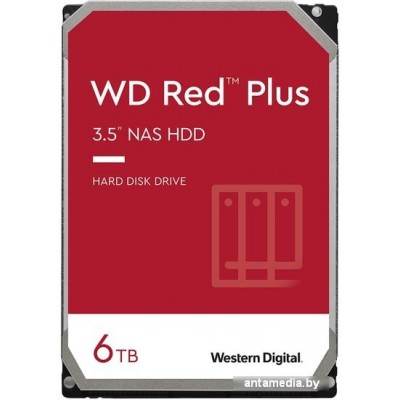 Жесткий диск WD Red Plus 6TB WD60EFZX