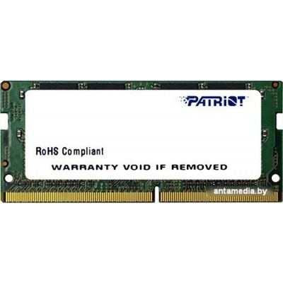 Оперативная память Patriot Signature Line 16GB DDR4 SODIMM PC4-21300 PSD416G26662S