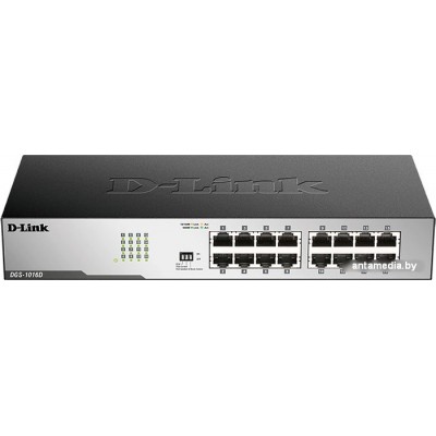 Неуправляемый коммутатор D-Link DGS-1016D/I2A