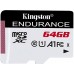 Карта памяти Kingston High Endurance microSDXC 64GB