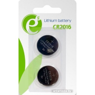 Батарейки EnerGenie Lithium CR2016 2 шт. EG-BA-CR2016-01