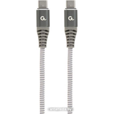 Кабель Cablexpert CC-USB2B-CMCM60-1.5M USB Type-C - USB Type-C (1.5 м, серый)