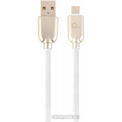 Кабель Cablexpert CC-USB2R-AMmBM-1M-W USB Type-A - microUSB (1 м, белый)