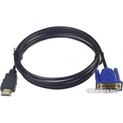 Кабель KS-IS KS-440 HDMI - VGA (1.8 м, черный)