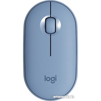 Мышь Logitech M350 Pebble (голубой)