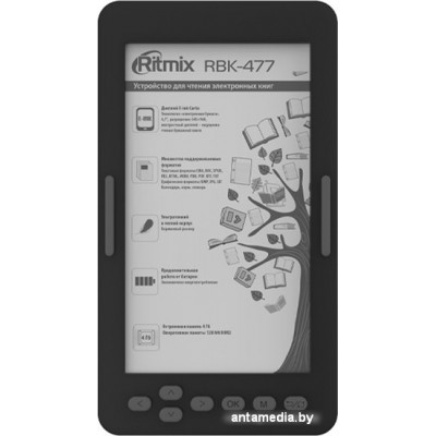 Электронная книга Ritmix RBK-477