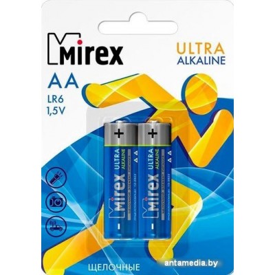 Батарейки Mirex Ultra Alkaline AA 2 шт LR6-E2