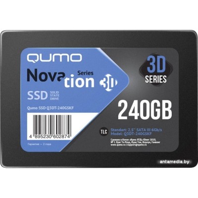 SSD QUMO Novation 3D TLC 240GB Q3DT-240GSKF