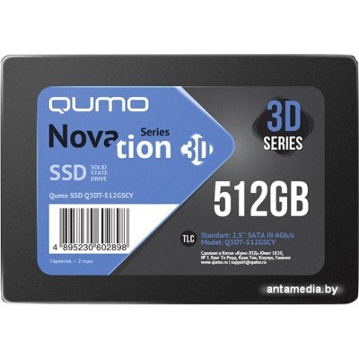 SSD QUMO Novation 3D TLC 512GB Q3DT-512GSCY