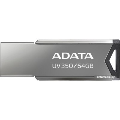 USB Flash A-Data UV350 64GB (серебристый)