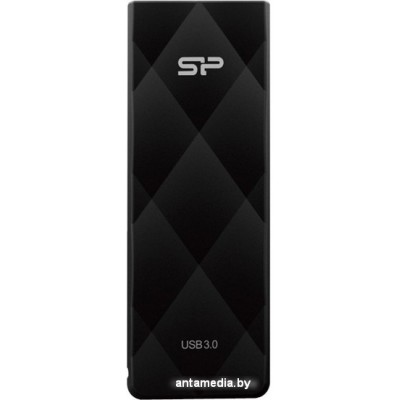 USB Flash Silicon-Power Blaze B20 Black 64GB (SP064GBUF3B20V1K)