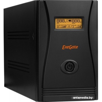 Источник бесперебойного питания ExeGate SpecialPro Smart LLB-1500.LCD.AVR.C13.RJ.USB