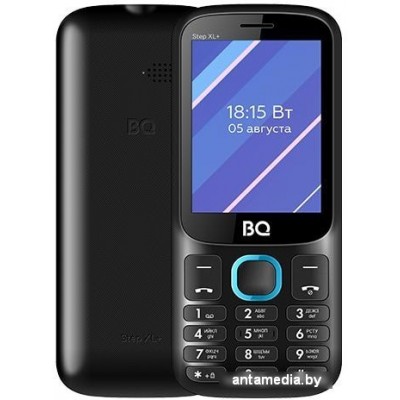 Мобильный телефон BQ-Mobile BQ-2820 Step XL+ (черный/голубой)