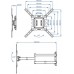 Кронштейн Kromax DIX-18W (белый)