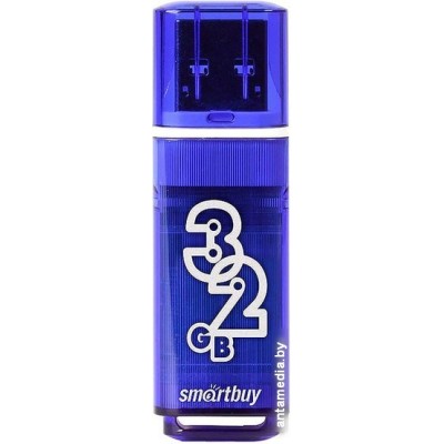 USB Flash Smart Buy Glossy Dark Blue 32GB [SB32GBGS-DB]