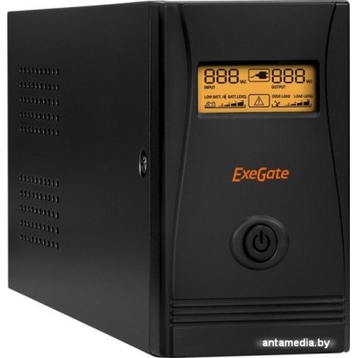 Источник бесперебойного питания ExeGate SpecialPro Smart LLB-650.LCD.AVR.EURO.RJ.USB