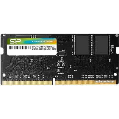 Оперативная память Silicon-Power 16GB DDR4 PC4-21300 SP016GBSFU266B02