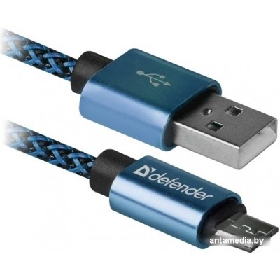 Кабель Defender USB08-03T (синий)