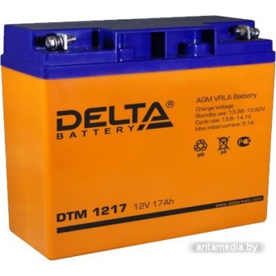 Аккумулятор для ИБП Delta DTM 1217 (12В/17 А·ч)