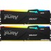 Оперативная память Kingston FURY Beast RGB 2x16ГБ DDR5 5200 МГц KF552C40BBAK2-32