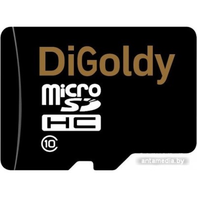 Карта памяти DiGoldy microSD (Class 10) 8GB [DG008GCSDHC10-W/A-AD]