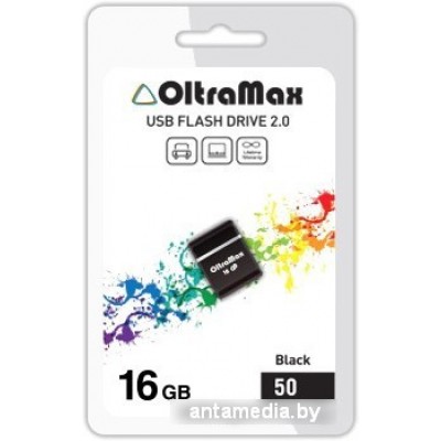 USB Flash Oltramax 50 16GB (черный)