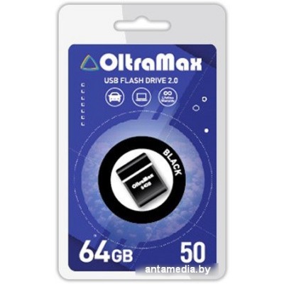 USB Flash Oltramax 50 64GB (черный)