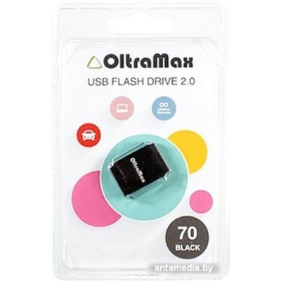 USB Flash Oltramax 70 8GB (черный)