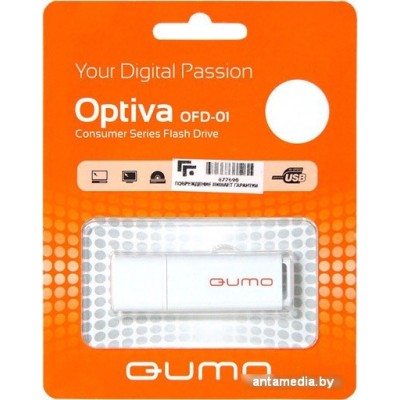 USB Flash QUMO Optiva 01 64Gb White