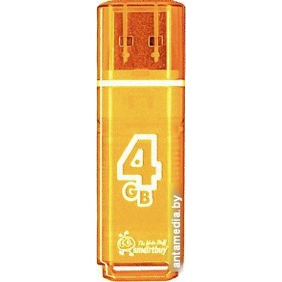 USB Flash Smart Buy 4GB Glossy Orange (SB4GBGS-Or)