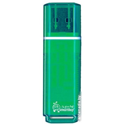 USB Flash Smart Buy Glossy Green 4GB (SB4GBGS-G)