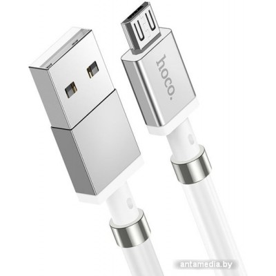 Кабель Hoco U91 Magic Magnetic USB - Micro-USB (1 м, белый)