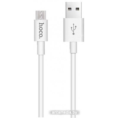 Кабель Hoco X23 microUSB (белый)