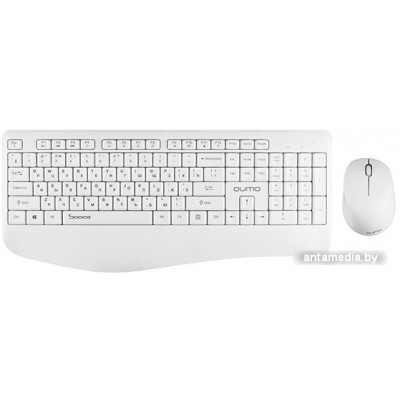 Клавиатура + мышь QUMO Space (белый)