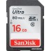 Карта памяти SanDisk SDHC (Class 10) 16GB [SDSDUNC-016G-GN6IN]