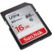 Карта памяти SanDisk SDHC (Class 10) 16GB [SDSDUNC-016G-GN6IN]