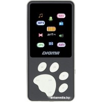 MP3 плеер Digma S4 8GB (серый/серебристый)