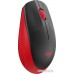 Мышь Logitech M190 (черный/красный)