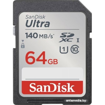 Карта памяти SanDisk Ultra SDXC SDSDUNB-064G-GN6IN 64GB